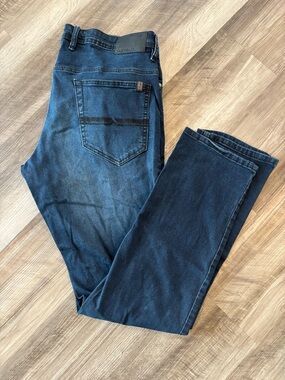 Buffalo David Bitton Dark Blue Men's Axel Jeans - Slim Stretch